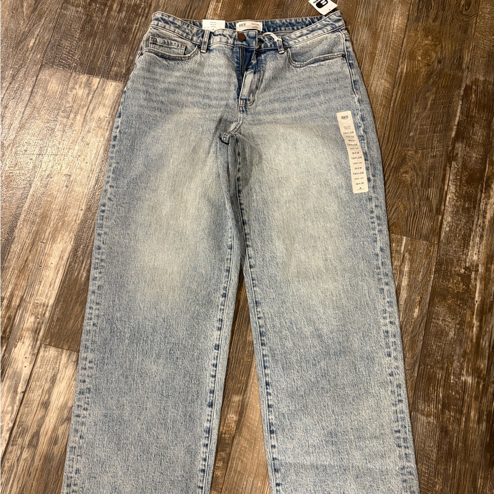 BKE Light Blue wide leg Jeans